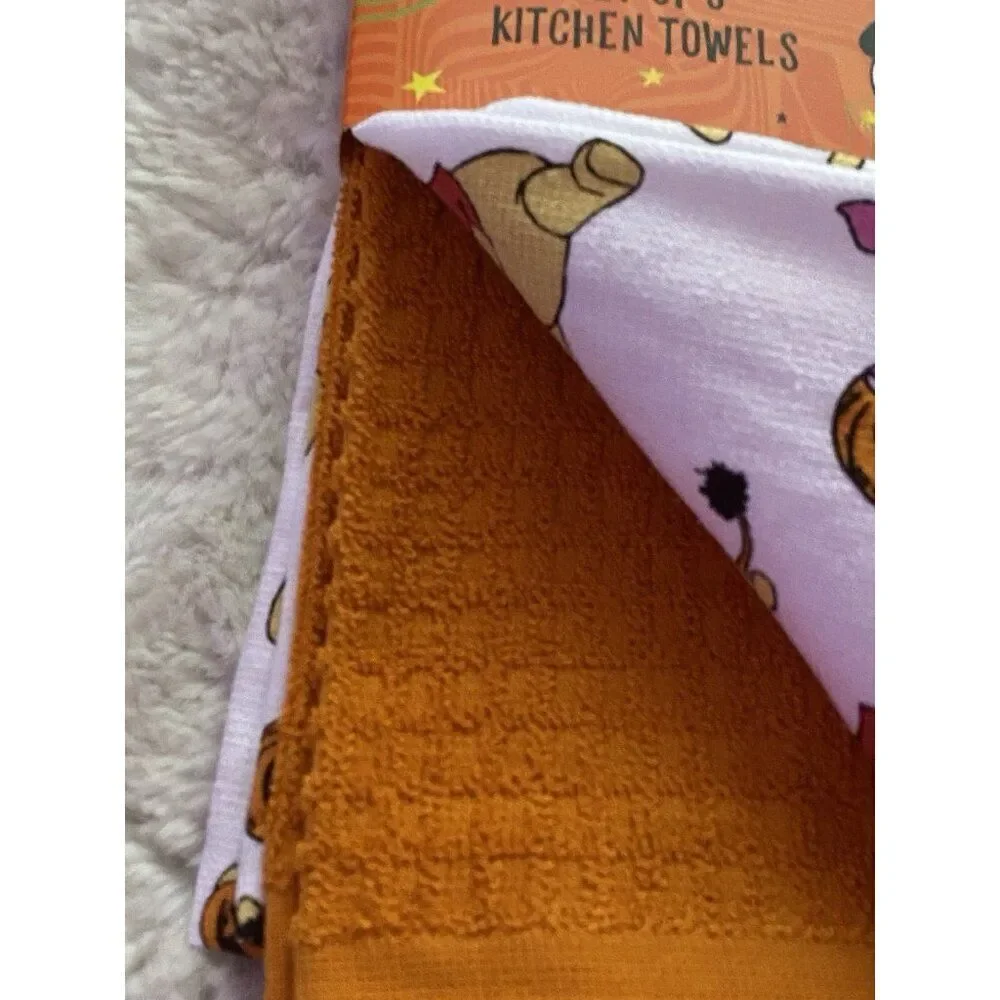 3 Pack Disney Winnie The Pooh Halloween Costumes Kitchen Towels‎ 16 X 26” NEW